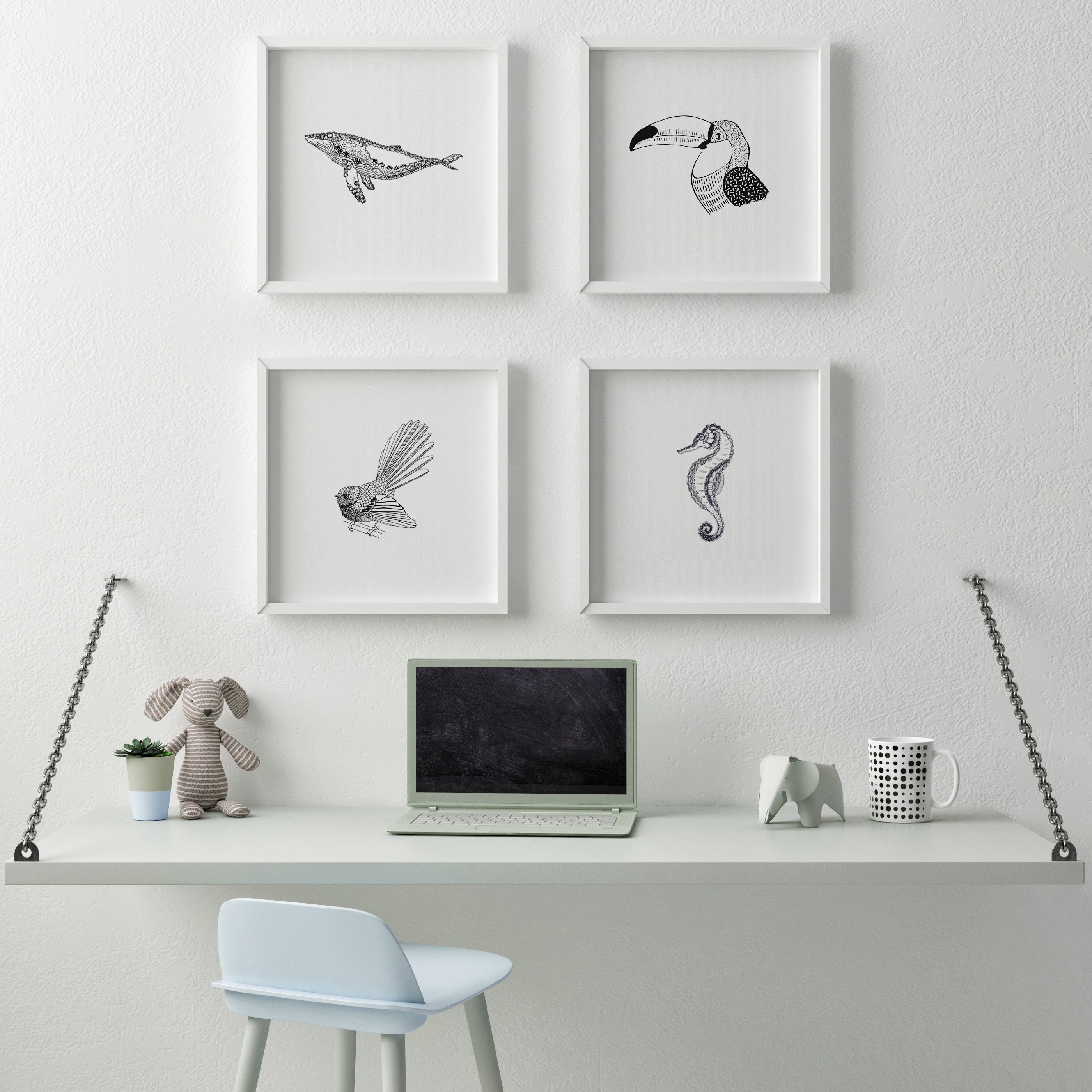 Animal Minis - Set of Prints