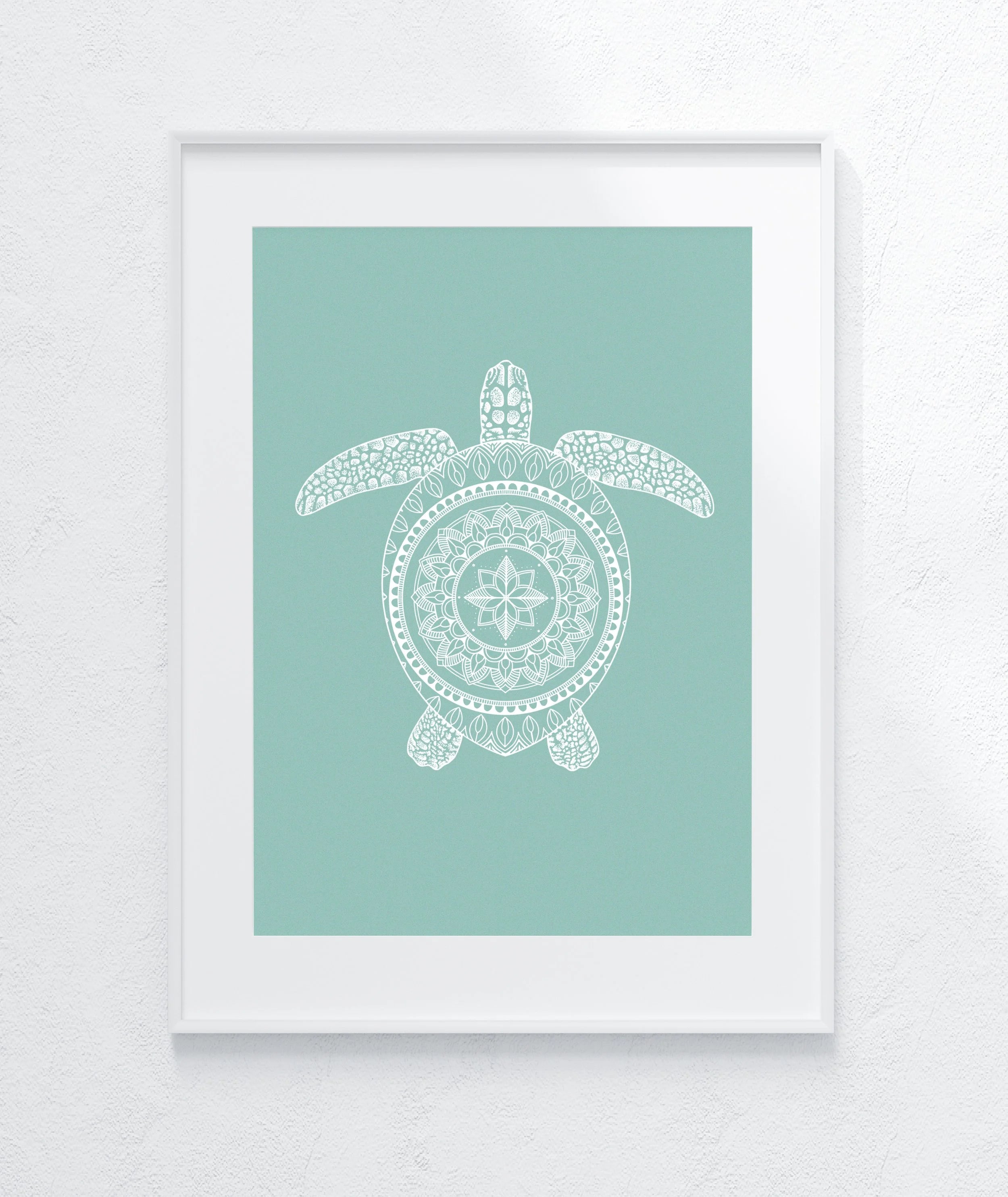 Ocean Mandala Print