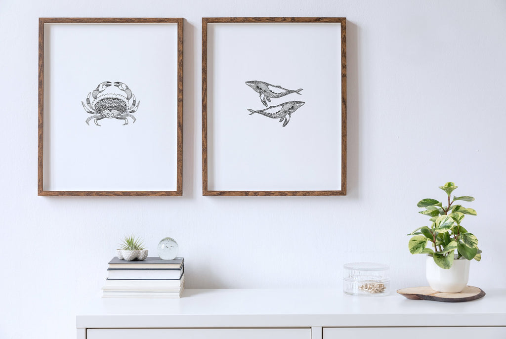 Humpbacks Print