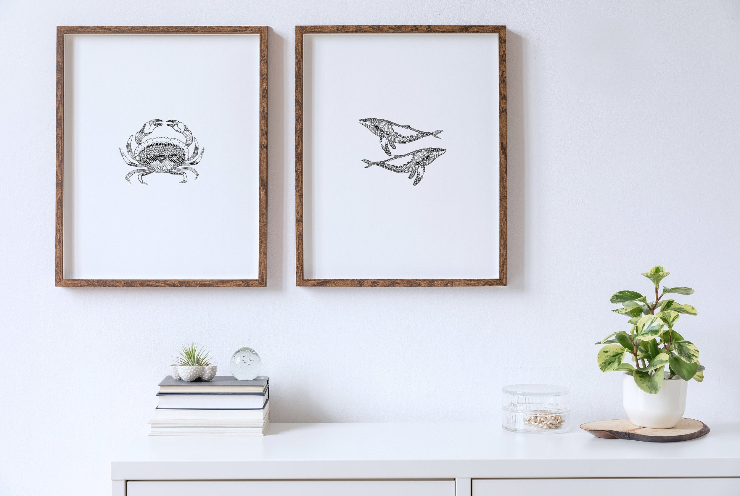 Humpbacks Print
