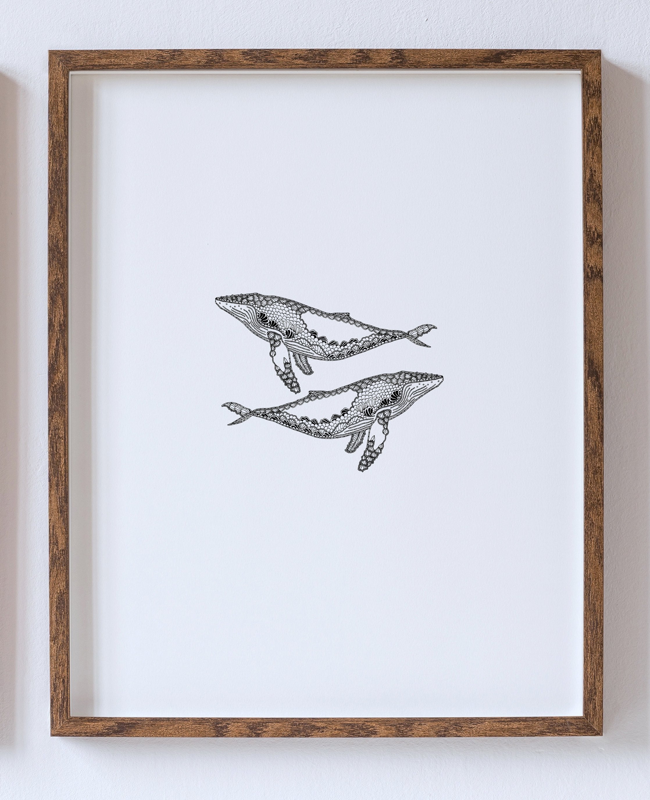 Humpbacks Print
